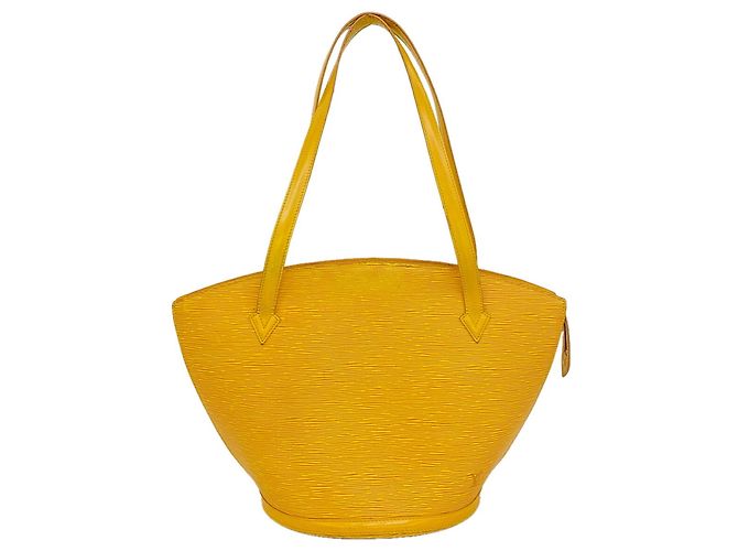 Bolsa de Ombro Louis Vuitton Epi Saint Jacques Amarelo