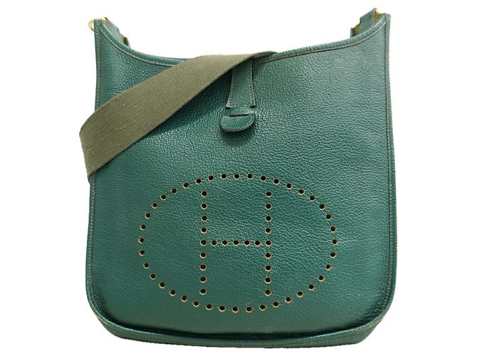 Hermès Borsa a tracolla Hermes Evelyne 1GM Verde