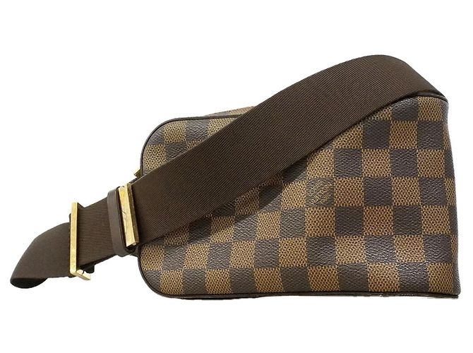 Borsa a tracolla Louis Vuitton Damier Geronimos Damier ebene