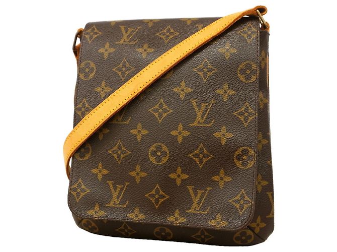 Borsa a tracolla Louis Vuitton Monogram Musette Salsa Marrone