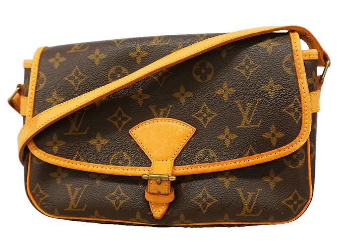 Bolsa de Ombro Louis Vuitton Monogram Sologne Marrom