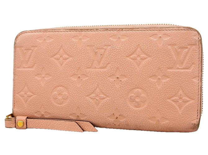 Cartera Zippy Louis Vuitton Monogram Empreinte Rosa