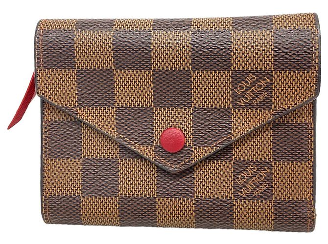 Cartera Louis Vuitton Tri-fold en Ebene Damier ebene