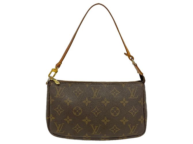 Louis Vuitton Monogram Pochette Accessoires Marrone