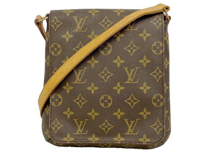 Borsa a tracolla Louis Vuitton Monogram Musette Salsa Marrone