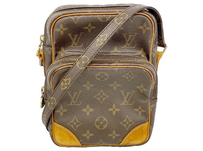 Borsa a tracolla Louis Vuitton Monogram Amazon Marrone