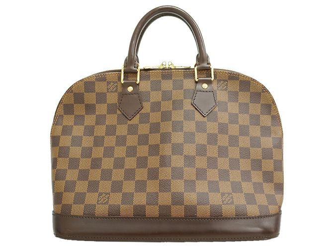 Louis Vuitton Damier Alma Handtasche N51131 Ebene Damier ebene