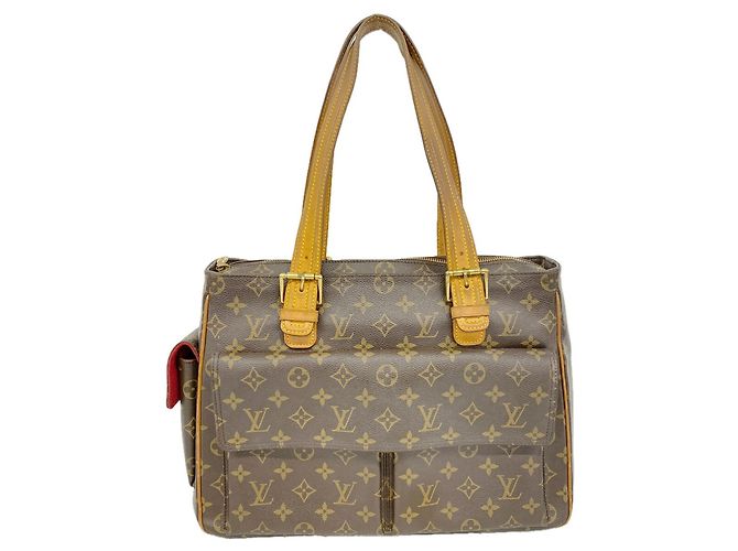 Borsa a tracolla Louis Vuitton Monogram Multiplicité Marrone