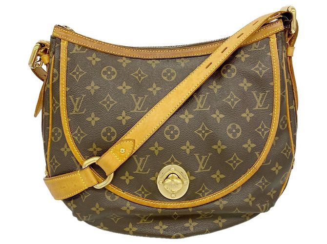 Sac à épaule Louis Vuitton Monogram Tulum GM Marron
