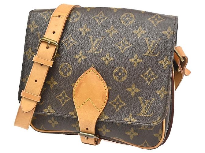 Louis Vuitton Cartouchiere Monogram Canvas MM Marron