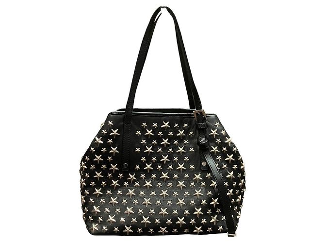 Sac cabas Jimmy Choo Star Studded Sasha S Noir