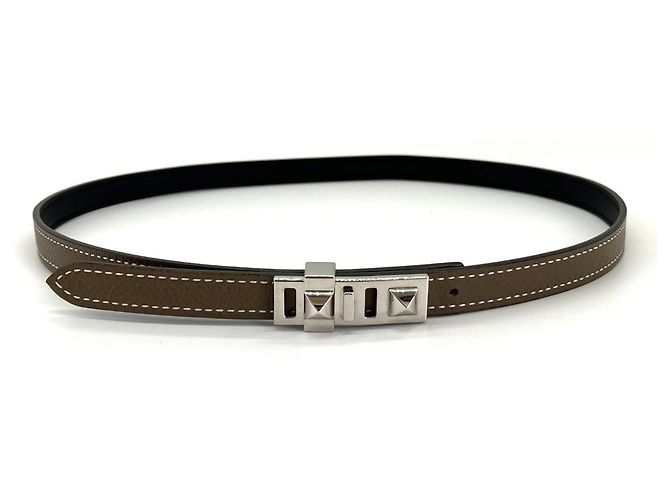 Hermès Hermes Collier de Chien Gürtel in Etoupe