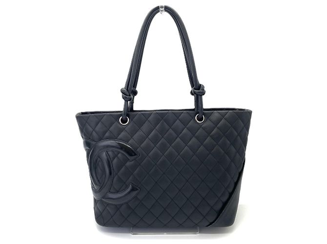 Sac Cabas Large Chanel Cambon Line Noir