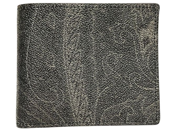 Etro Bi-fold Wallet in Gray Brown