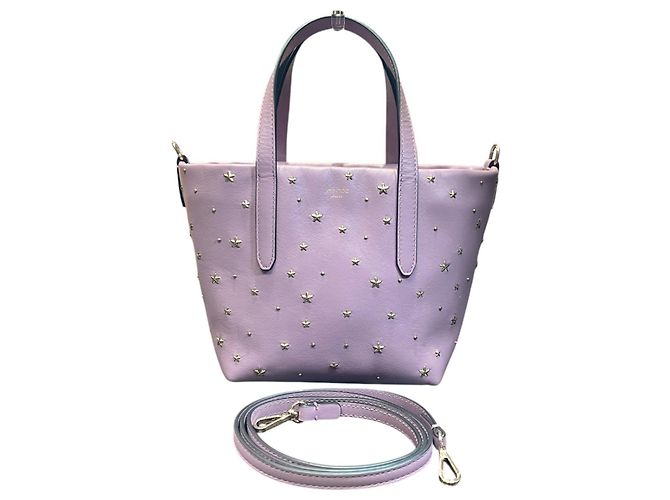 Sac à main Mini Sarah Jimmy Choo Violet