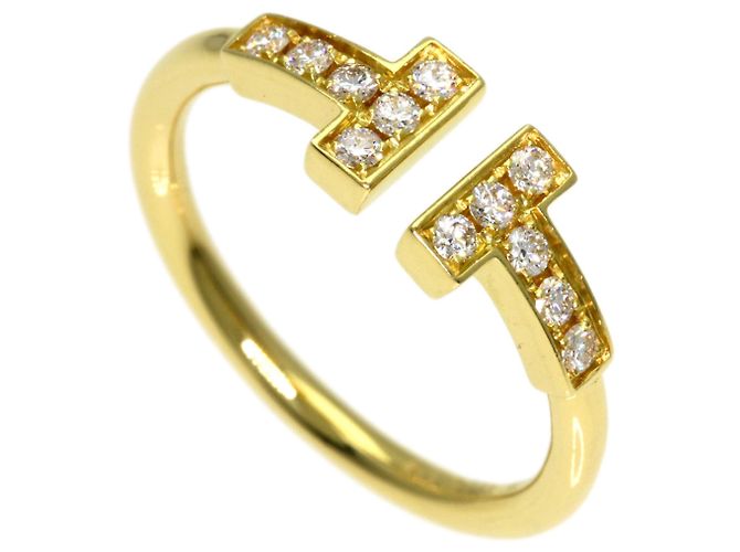 Autre Marque Anello Tiffany & Co. T Wire Diamanti
