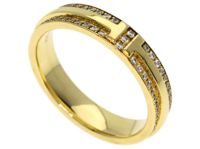 Autre Marque Anel Tiffany & Co. T TWO com Diamantes