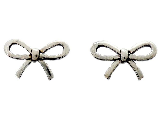 Autre Marque Tiffany & Co. Bow Ribbon Ohrringe