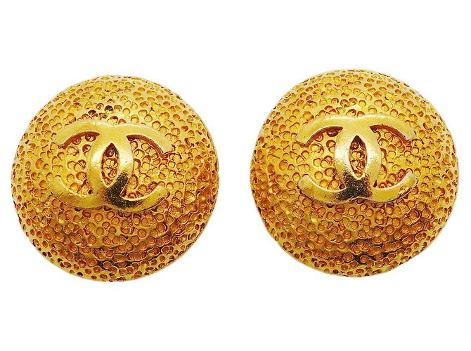 Orecchini a clip Chanel placcati oro D'oro
