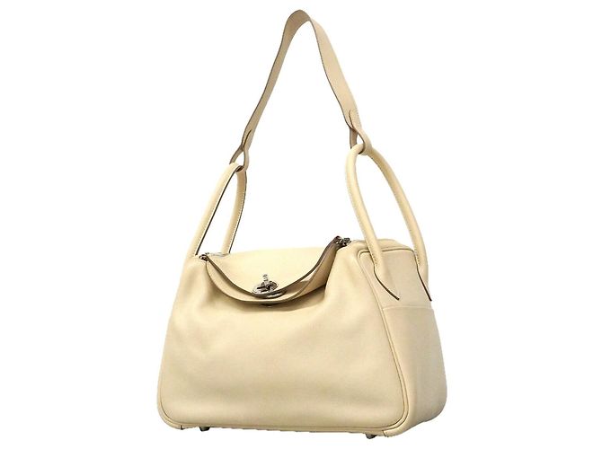 Hermès Bolsa Hermes Lindy 26 Branco