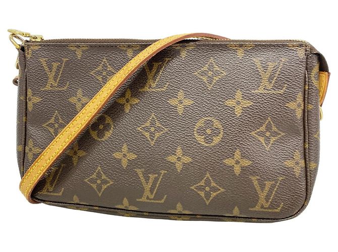 Louis Vuitton Monogram Pochette Accessoires Tasche Braun