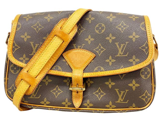 Borsa a tracolla Louis Vuitton Monogram Sologne Marrone