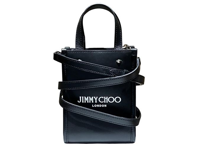 Borsa a tracolla Jimmy Choo in pelle nera Nero