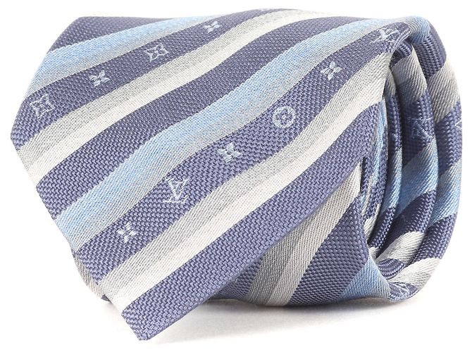 Louis Vuitton Blue Silk Cravat