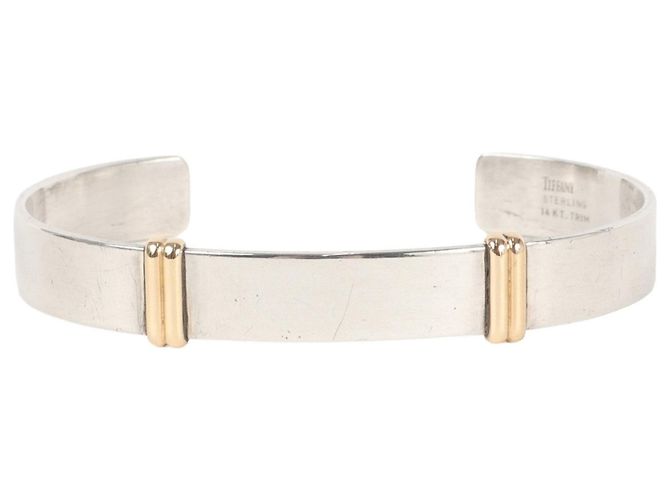 Autre Marque Bracciale rigido Tiffany & Co. Vintage K14 Argento D'oro