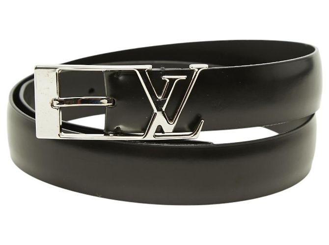 Louis Vuitton Anagram Leather Belt Black