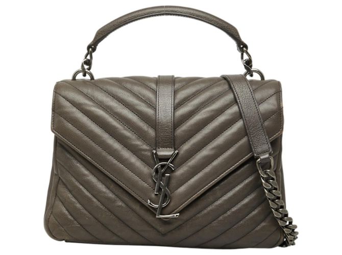 Autre Marque Bolsa de mão Saint Laurent Cassandra College Marrom