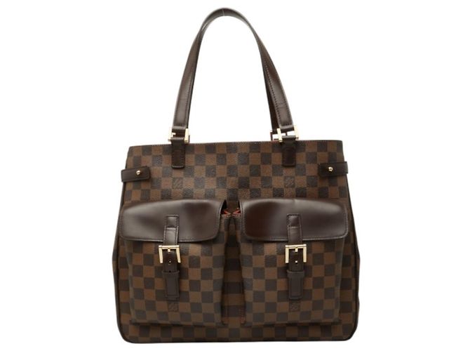 Sac cabas Louis Vuitton Damier Uzès Marron