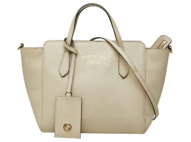 Sac à main Gucci Swing Mini Écru