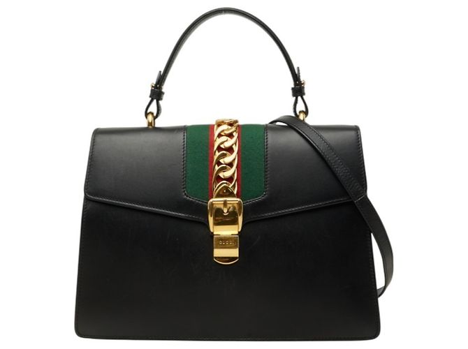 Sac à main Gucci Sherry Line Sylvie Noir