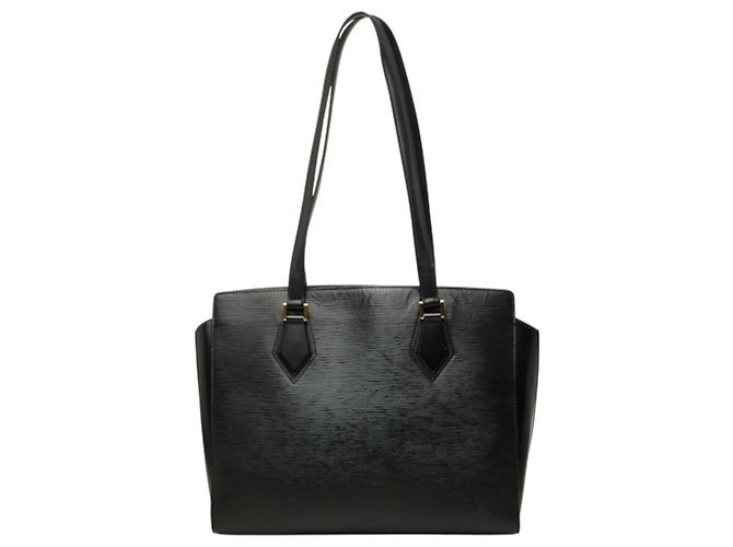 Borsa Tote Louis Vuitton Epi Duplex Nero