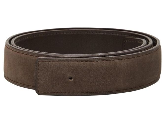 Hermès Hermes Brown Leather Men's Belt