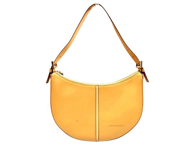 Bolsa de ombro em couro Burberry Bege