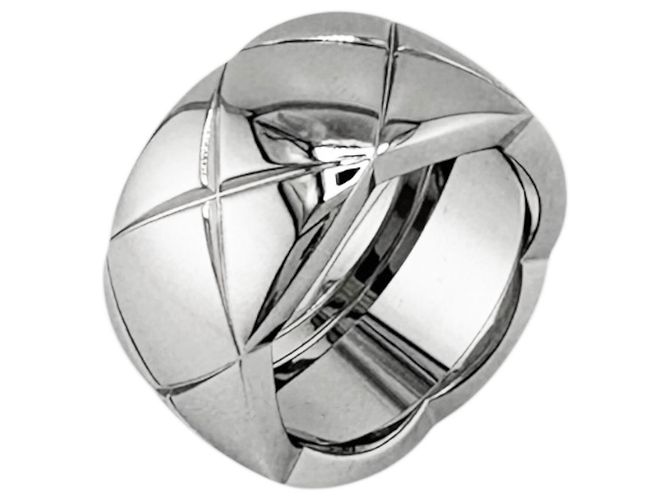 Chanel Coco Lash breiter Ring aus 18K Weißgold Silber