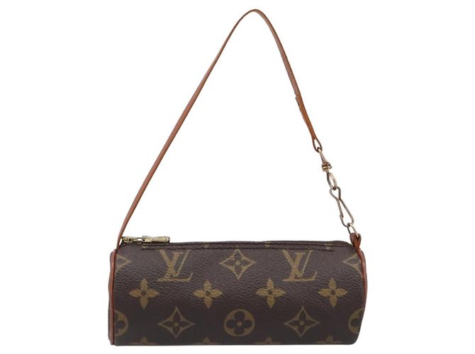 Louis Vuitton Papillon Pochette Monogram Canvas Mini Marron