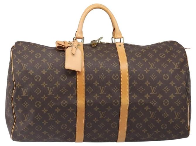 Louis Vuitton Keepall Monogram Canvas 55 Marrom