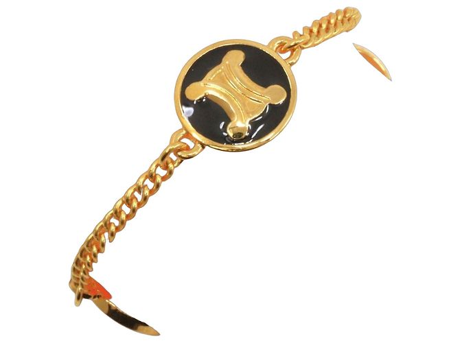 Céline Celine Triomphe Armband vergoldet Golden