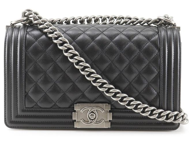 Borsa a tracolla Chanel Boy Nero