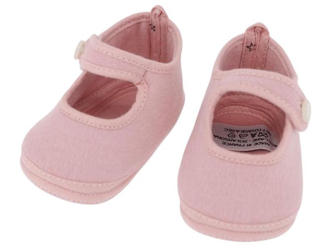 Hermès Chaussures bébé HERMES Laine Rose Auth 199853A