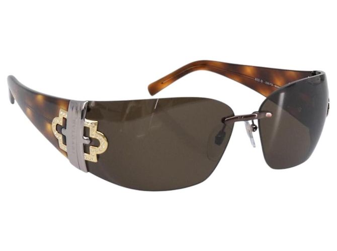 Bulgari Occhiali da sole BVLGARI plastica Brown Auth BA15666V Marrone