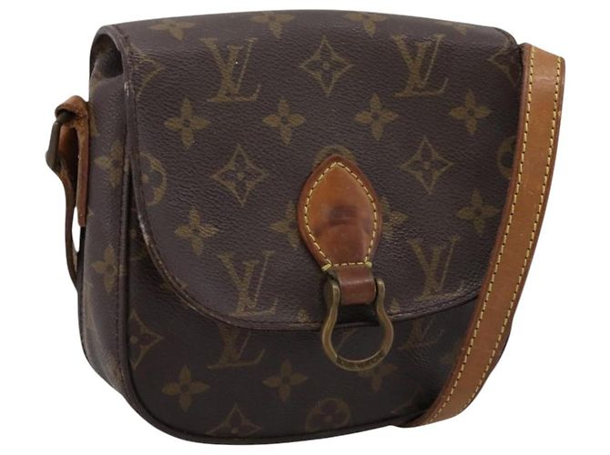 LOUIS VUITTON Bolso de hombro Monogram Saint Cloud PM M51244 LV Auth 201329 Monograma