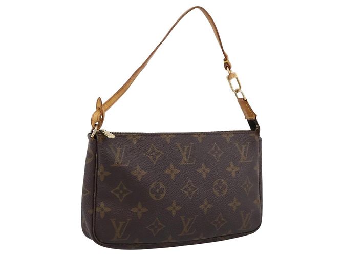 LOUIS VUITTON Monogram Pochette Accessoires Pouch M51980 LV Auth 197900A Monogramma