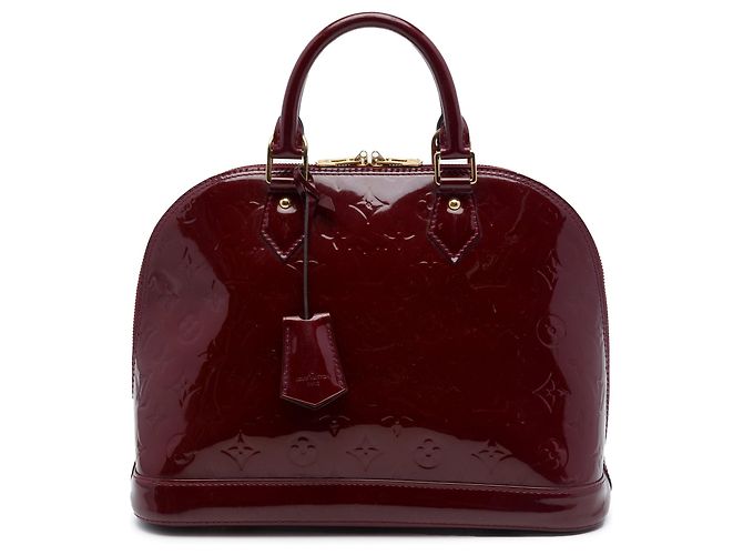 Louis Vuitton Alma PM Handtasche Monogram Vernis rot