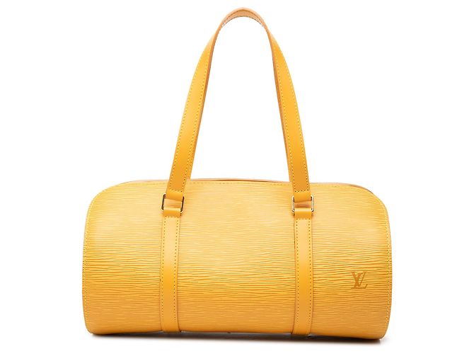 Borsa Louis Vuitton Epi Soufflot Gialla Giallo