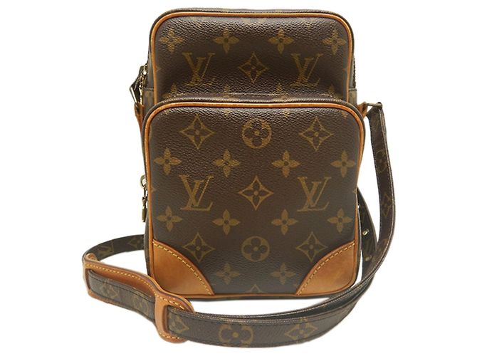 Borsa a tracolla Louis Vuitton Monogram Amazone Marrone