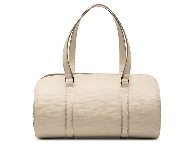 Borsa Louis Vuitton Epi Soufflot Bianca Bianco